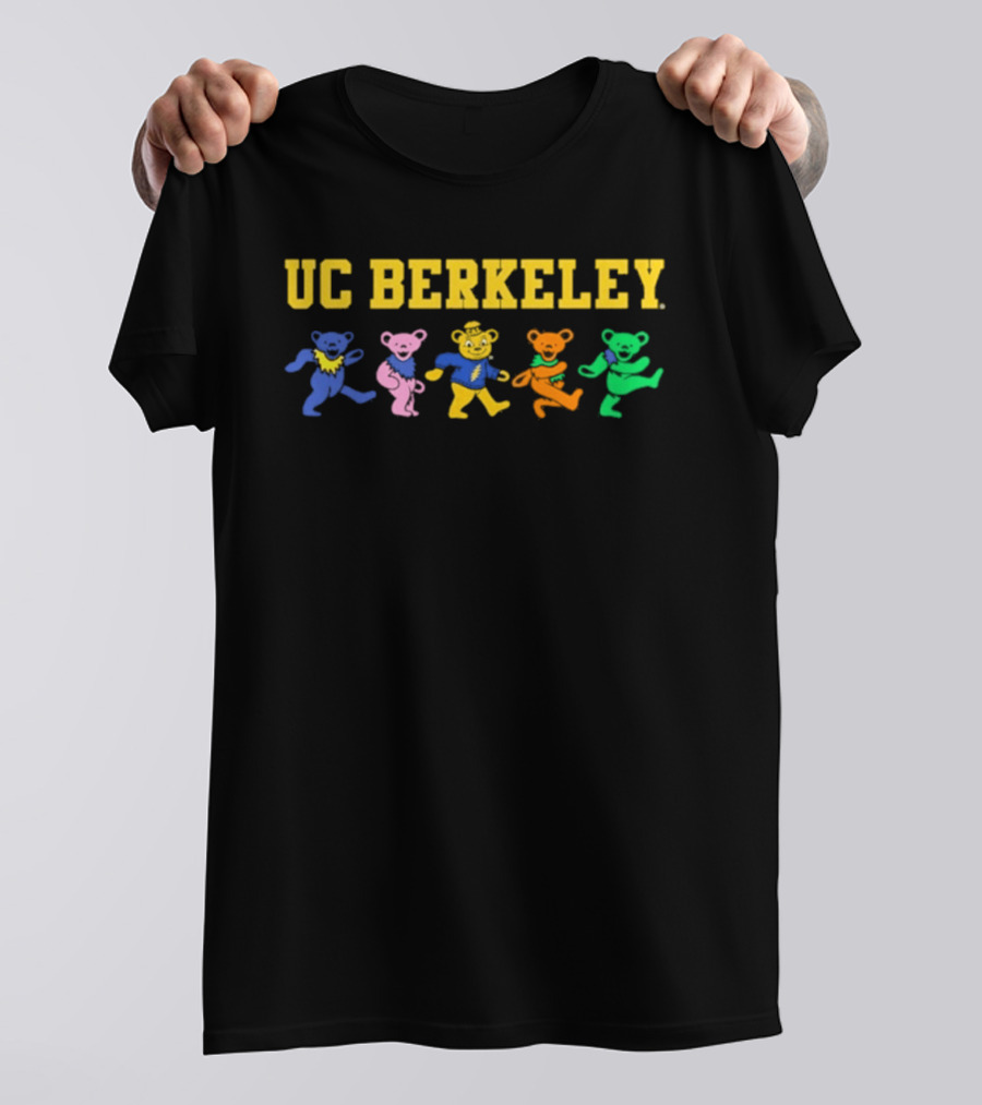 UC Berkeley Dancing Bears Grateful Dead Collaboration T-Shirt