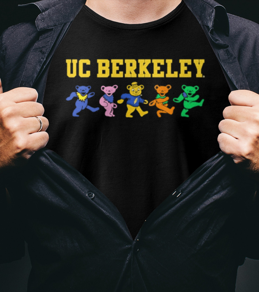 UC Berkeley Dancing Bears Grateful Dead Collaboration T-Shirt