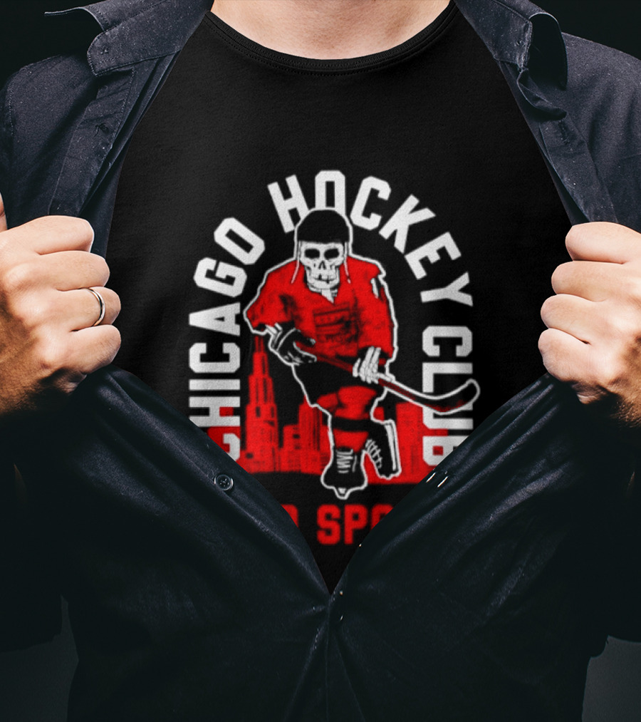 CHGO Sports Chicago Hockey Club Since 1926 Player T-Shirt