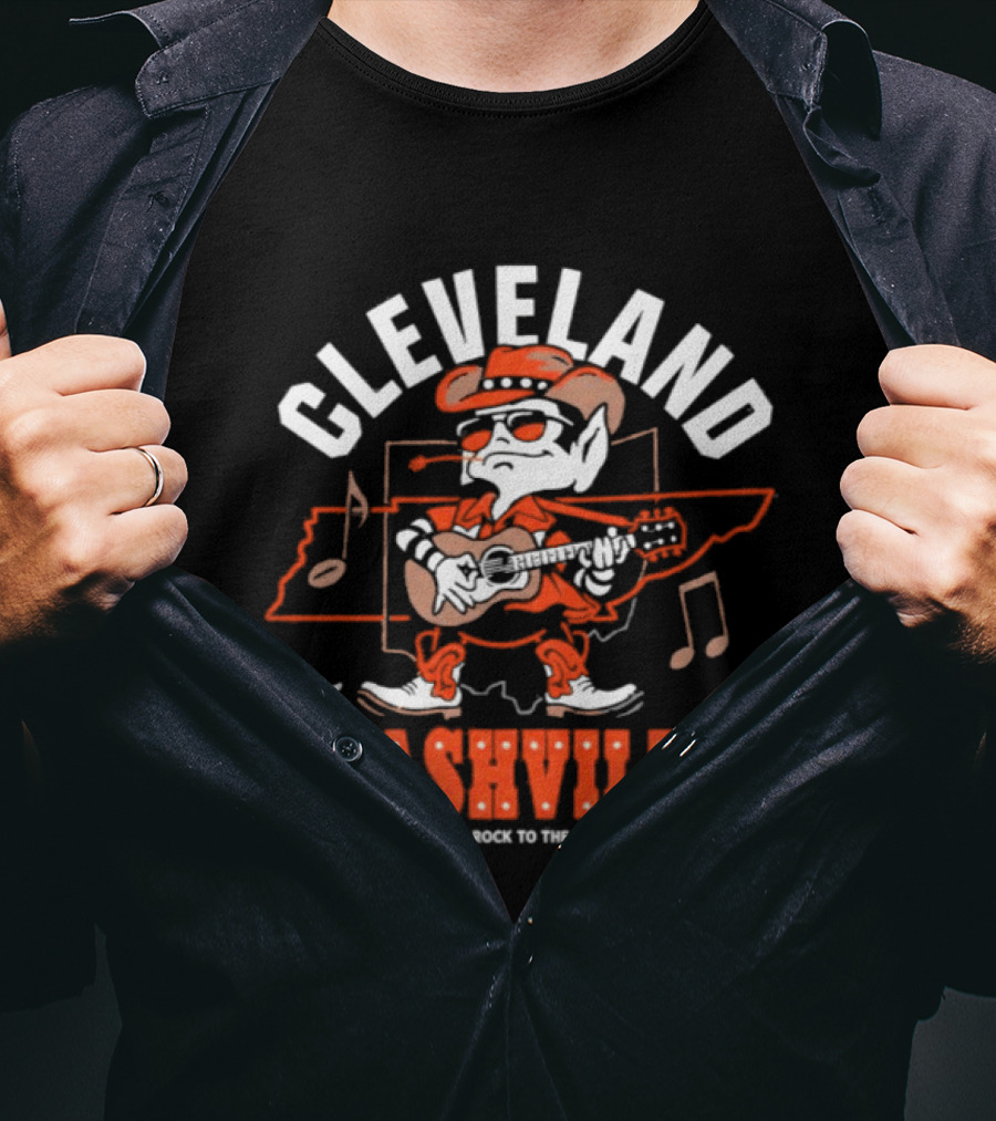 Cleveland To Nashville From The City Of Rock To The Heart Of Country T-Shirt