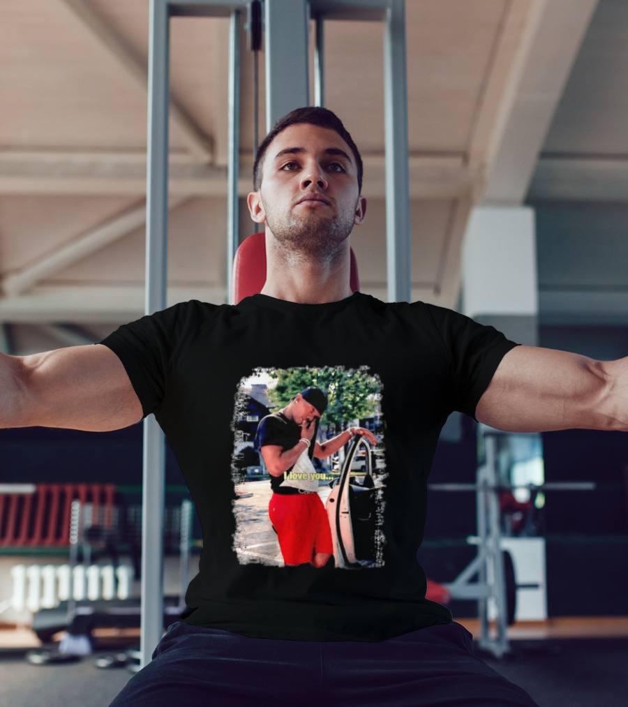Lil Baby I Love You Meme Car Door Pose T-Shirt