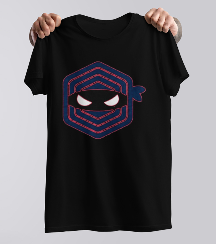 Gavin Williams Pitching Ninja Baseball Hexagon Mask T-Shirt