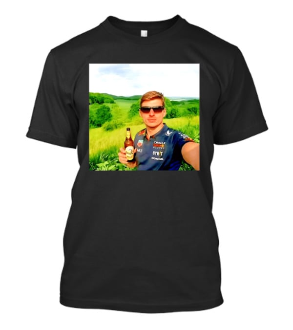 Max Verstappen Beyond The Track Oracle Red Bull Racing Honda Beer Experience T-Shirt