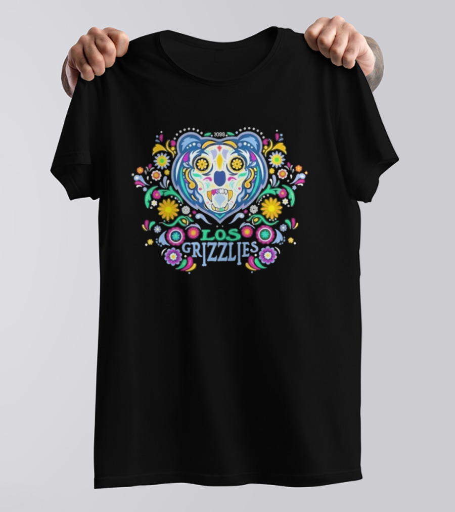 Memphis Grizzlies Los Grizzlies Dia De Los Muertos 2026 T-Shirt