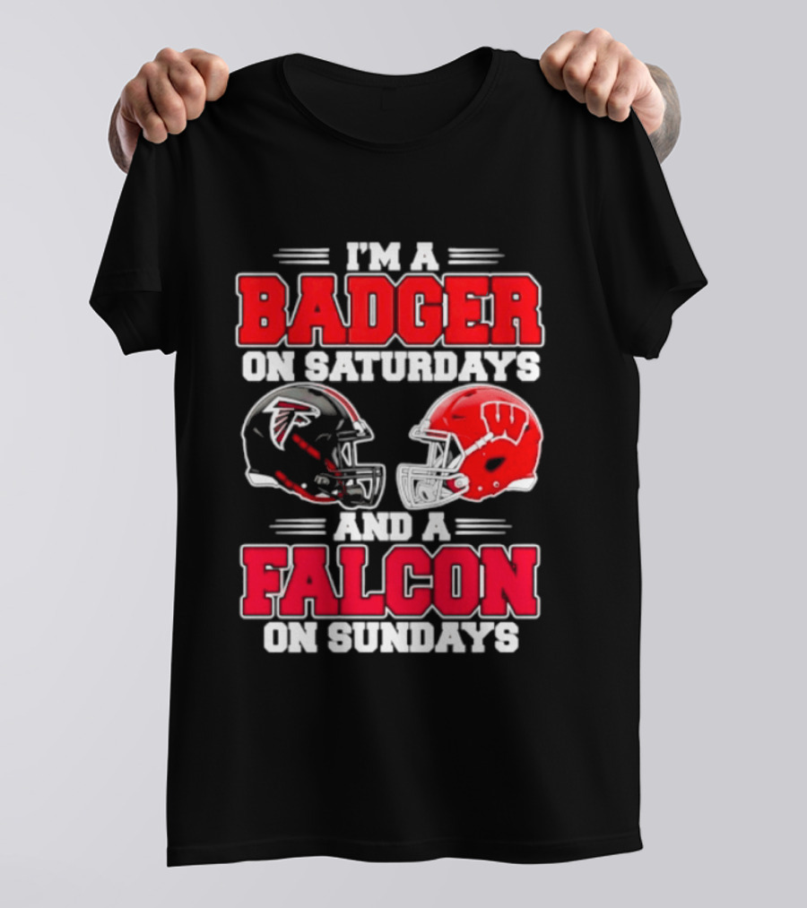 I'm A Badger On Saturdays And A Falcon On Sundays T-Shirt