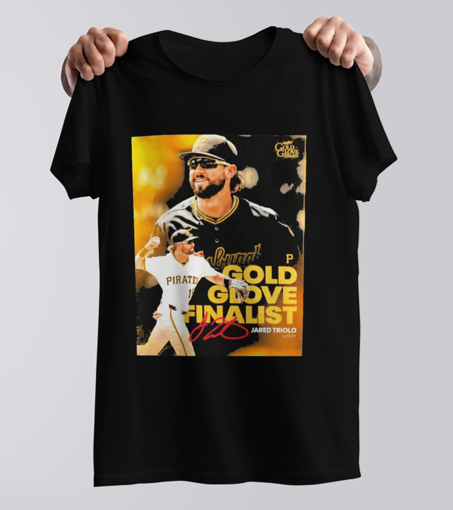 Jared Triolo Pirates Gold Glove Award Finalist Utility T-Shirt