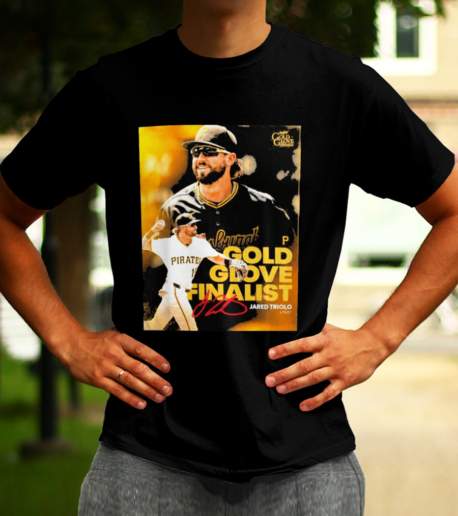 Jared Triolo Pirates Gold Glove Award Finalist Utility T-Shirt
