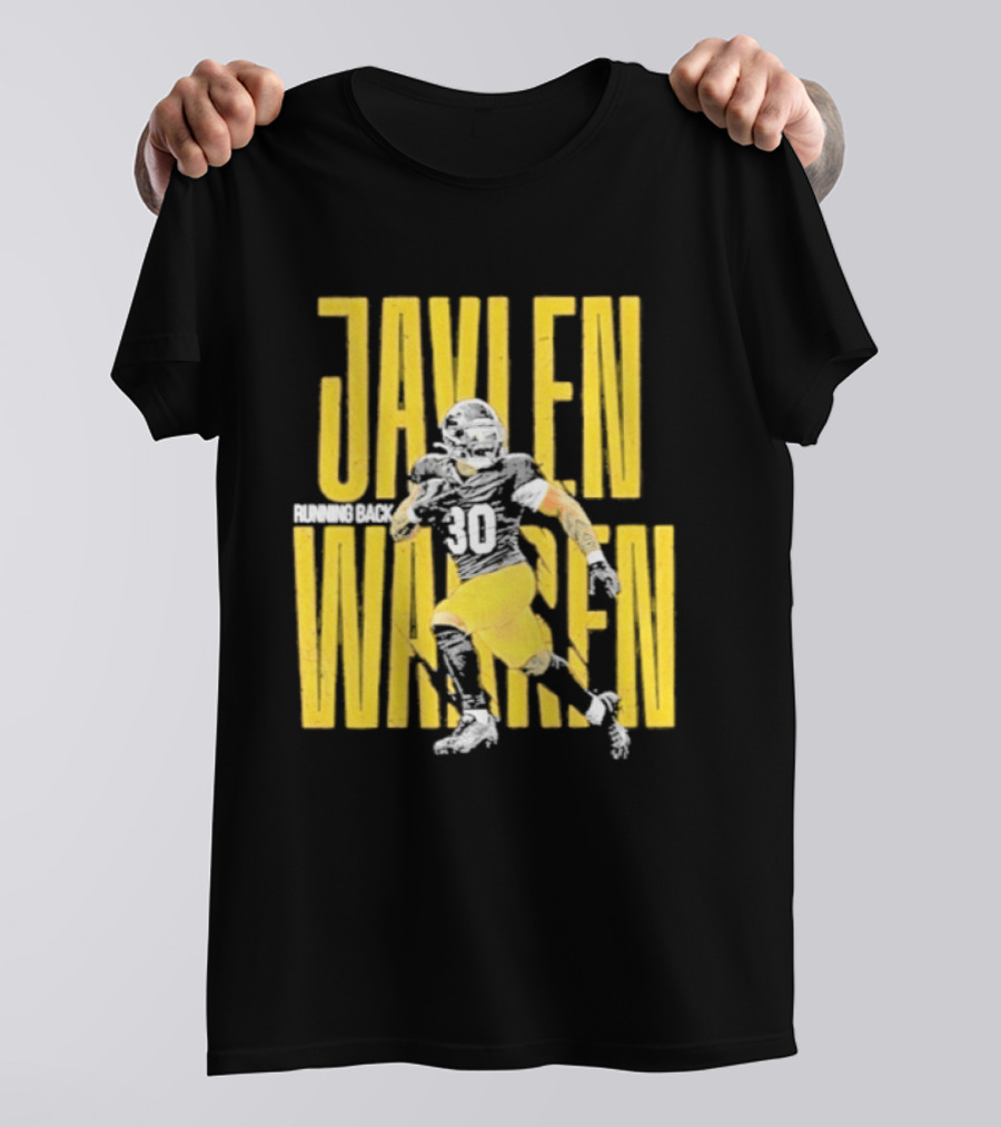 Jaylen Warren Pittsburgh Steelers Football Player Name T-Shirt