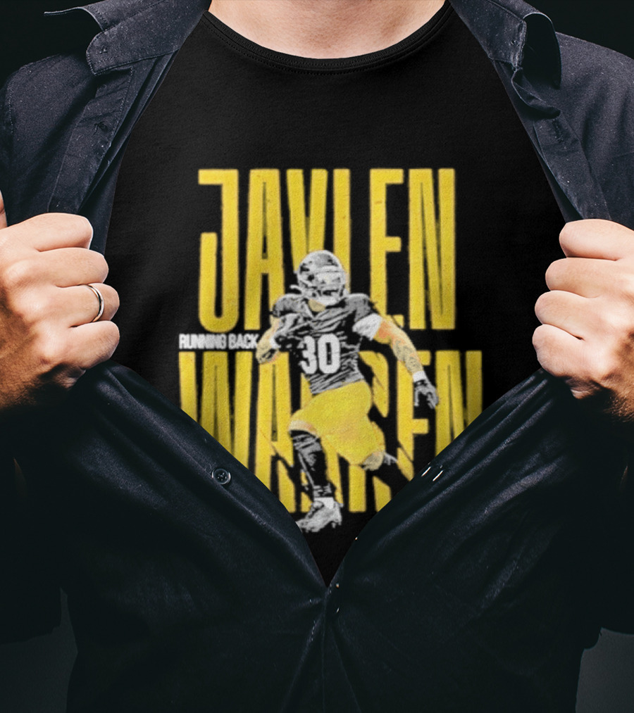 Jaylen Warren Pittsburgh Steelers Football Player Name T-Shirt