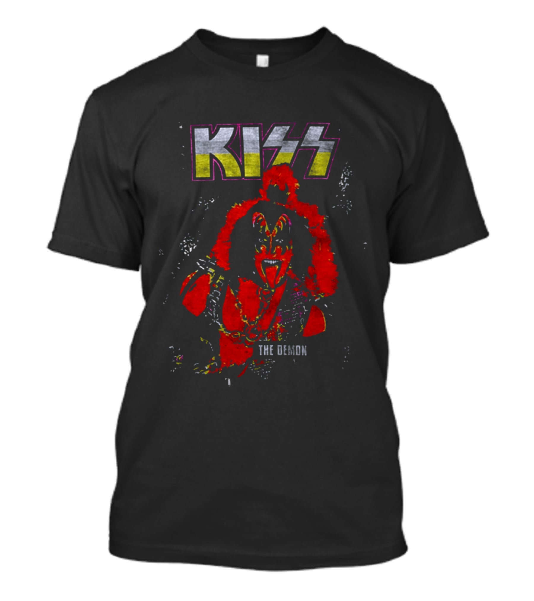 Kiss The Demon 70s Ben Cooper Gene Simmons Halloween 2026 Action Figures T-Shirt