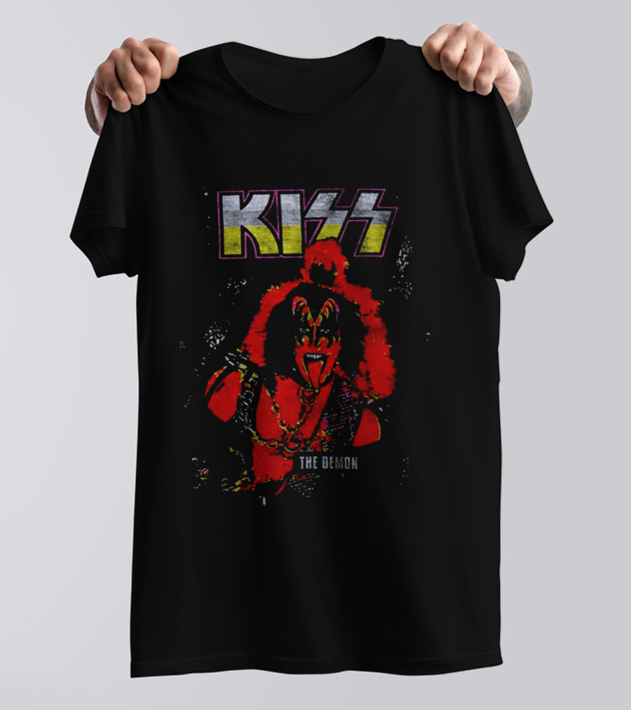 Kiss The Demon 70s Ben Cooper Gene Simmons Halloween 2026 Action Figures T-Shirt