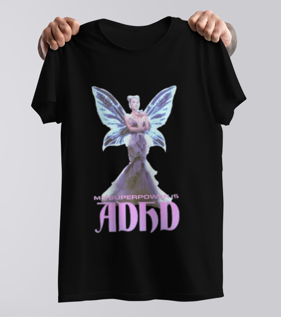 Paris Hilton ADHD Butterfly Heavyweight T-Shirt