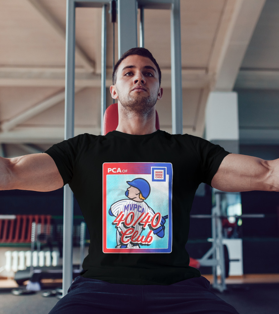PCA CHGO MVP 40/40 Club Baseball Chicago Cubs T-Shirt