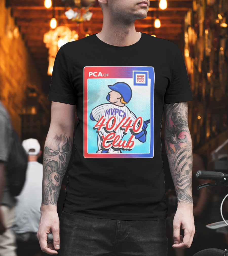 PCA CHGO MVP 40/40 Club Baseball Chicago Cubs T-Shirt