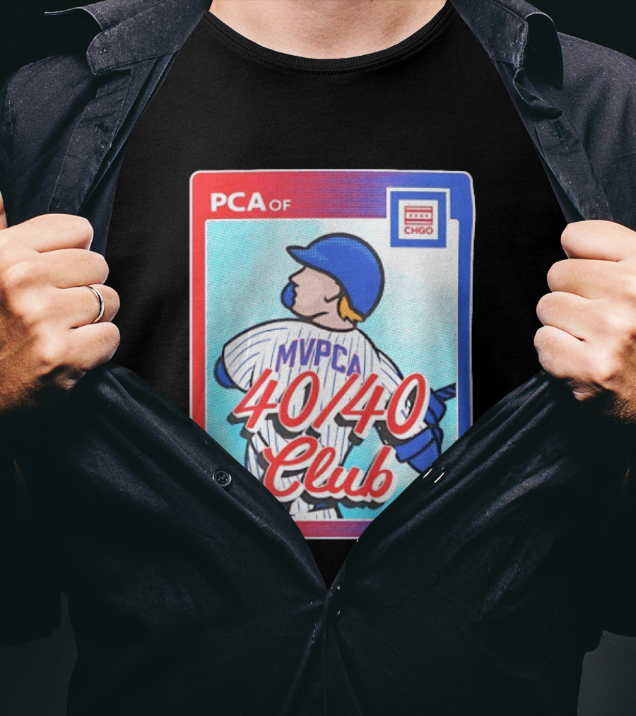 PCA CHGO MVP 40/40 Club Baseball Chicago Cubs T-Shirt