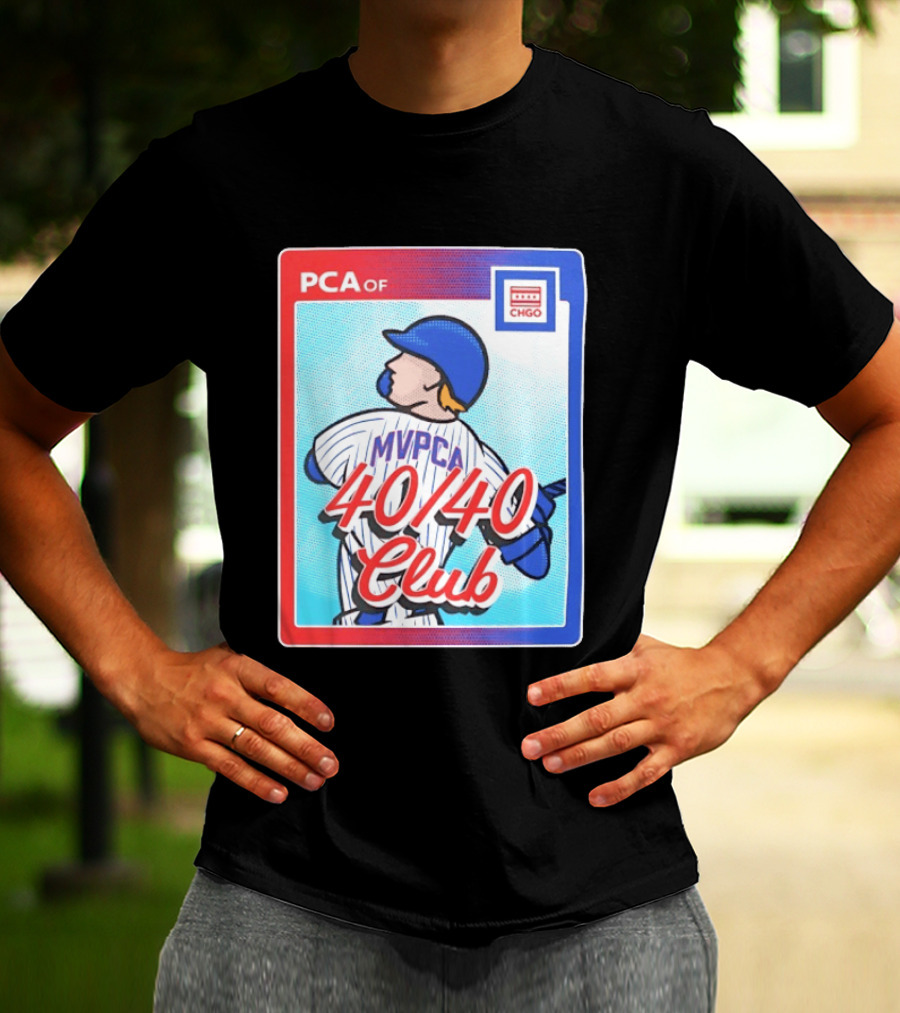PCA CHGO MVP 40/40 Club Baseball Chicago Cubs T-Shirt