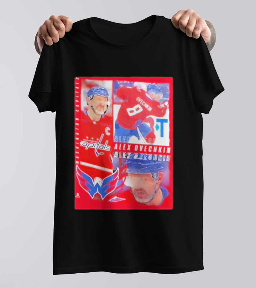 Washington Capitals Alex Ovechkin 8 NHL 2026 T-Shirt