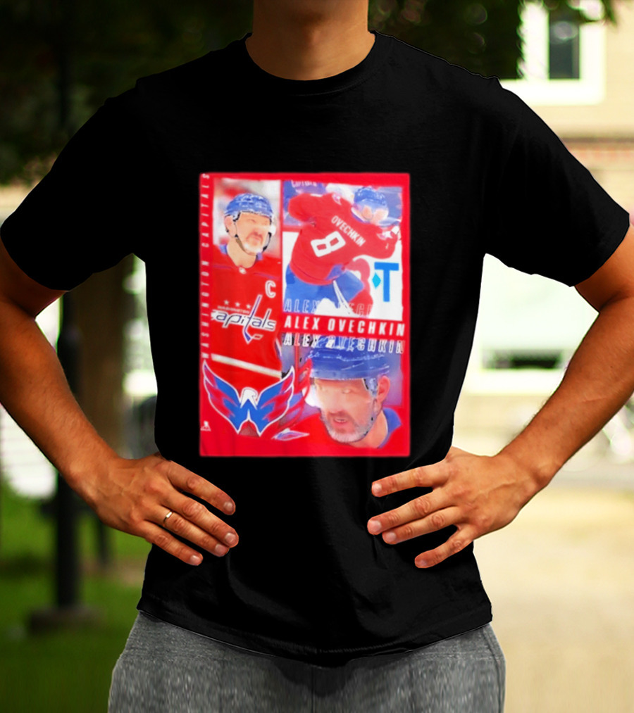 Washington Capitals Alex Ovechkin 8 NHL 2026 T-Shirt