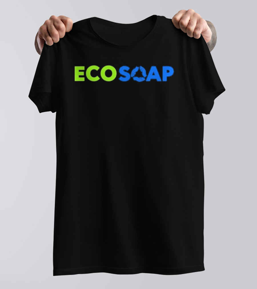 Purchased Equals 100 Bars Donated Ecosoap Green Blue Recycling T-Shirt