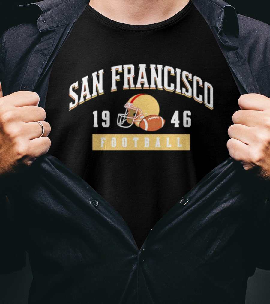 San Francisco 1946 Football Helmet T-Shirt
