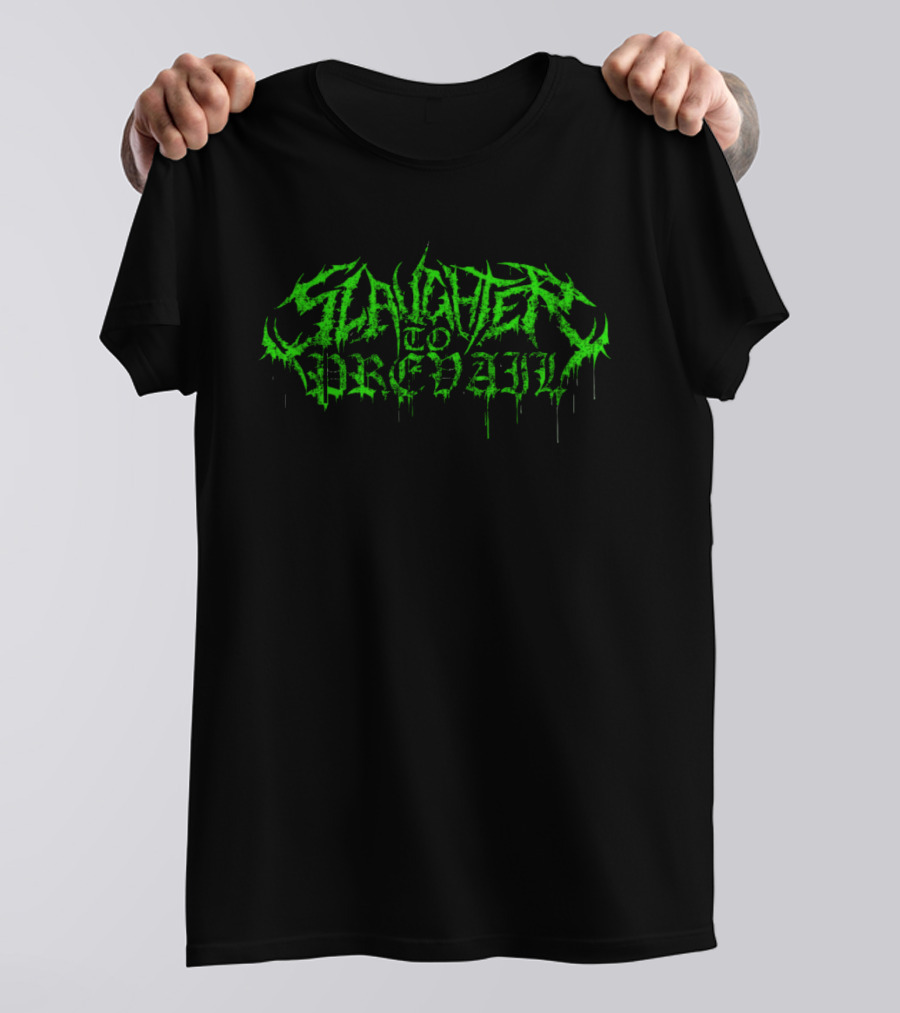 Slaughter To Prevail Halloween 2026 Green Mask Collection T-Shirt
