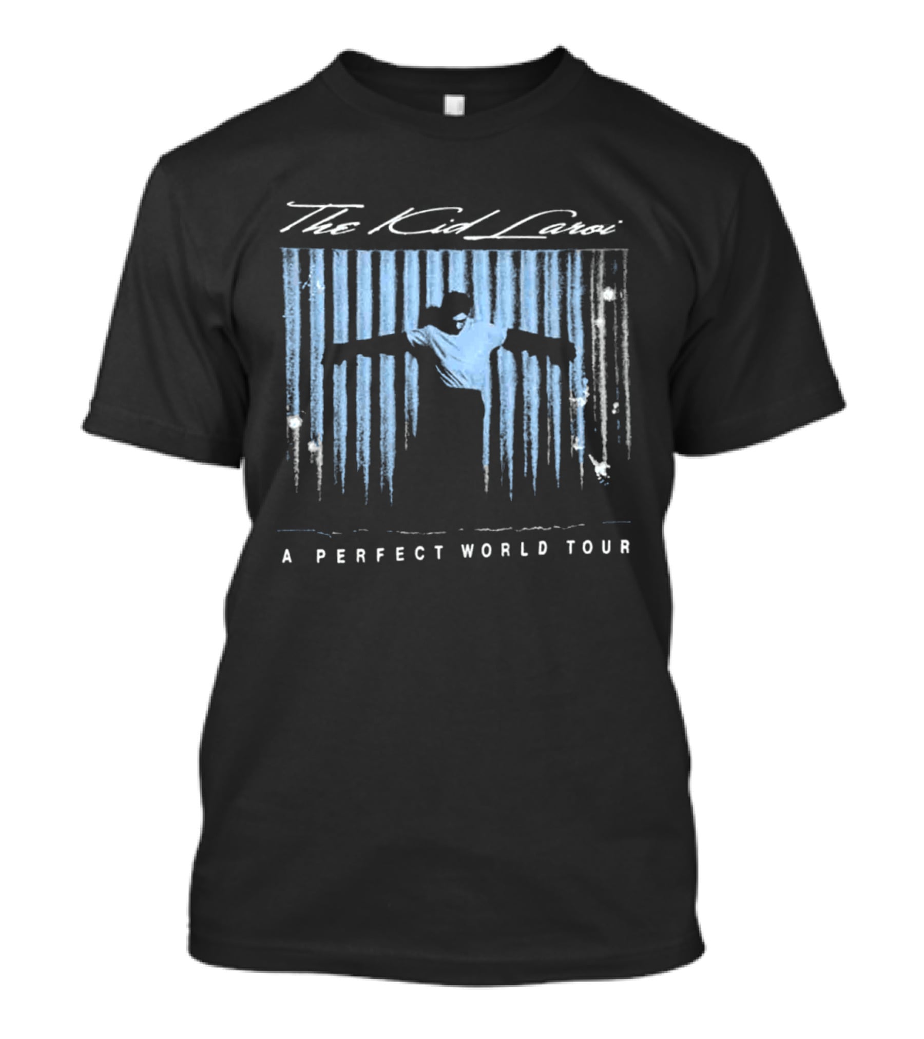 The Kid Laroi A Perfect World Tour 2026 Iconic Silhouette Stripes T-Shirt