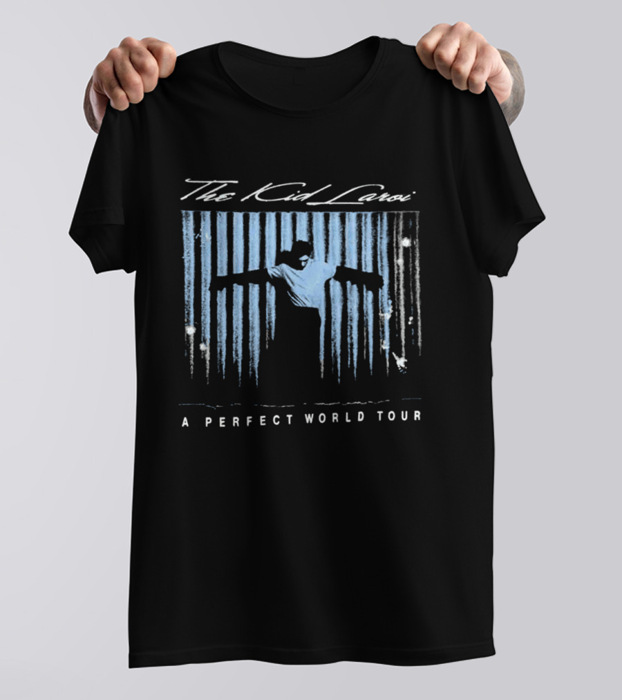 The Kid Laroi A Perfect World Tour 2026 Iconic Silhouette Stripes T-Shirt