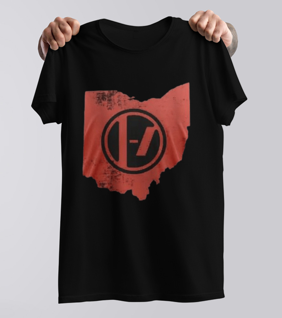 Twenty One Pilots Ohio State Symbol 2026 Stadium Tour Black T-Shirt