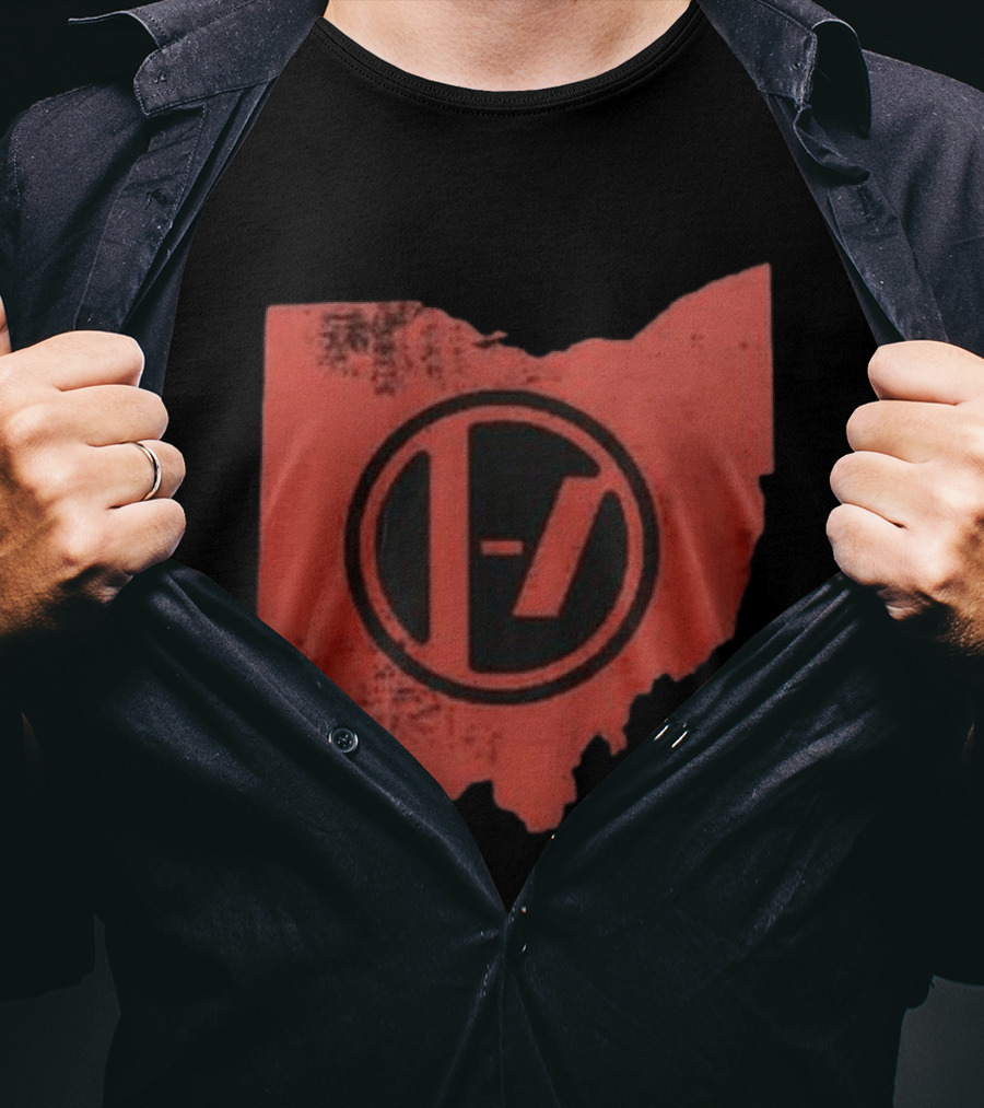 Twenty One Pilots Ohio State Symbol 2026 Stadium Tour Black T-Shirt