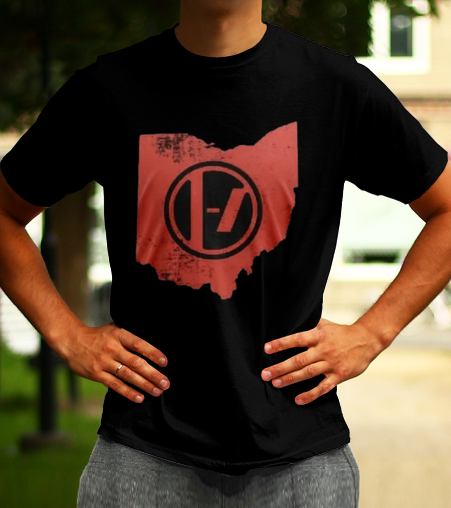 Twenty One Pilots Ohio State Symbol 2026 Stadium Tour Black T-Shirt