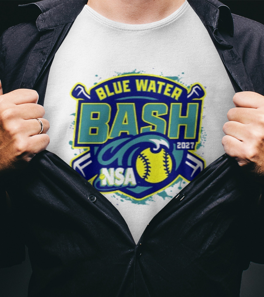 2027 NSA Blue Water Bash Fastpitch Softball Tournament T-Shirt