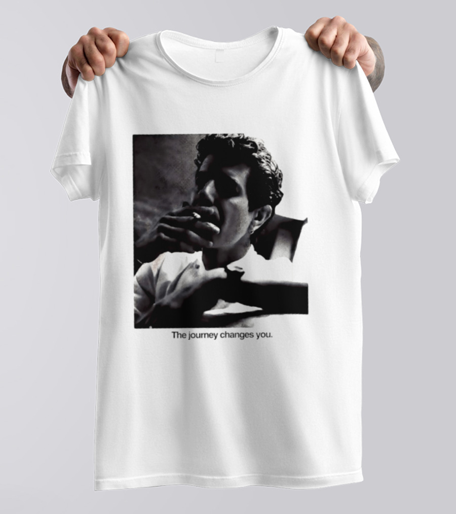 Anthony Bourdain Smoking The Journey Changes You T-Shirt