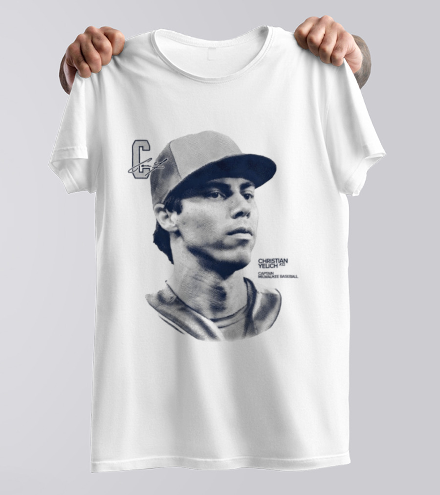 Christian Yelich C Captain Milwaukee Baseball T-Shirt