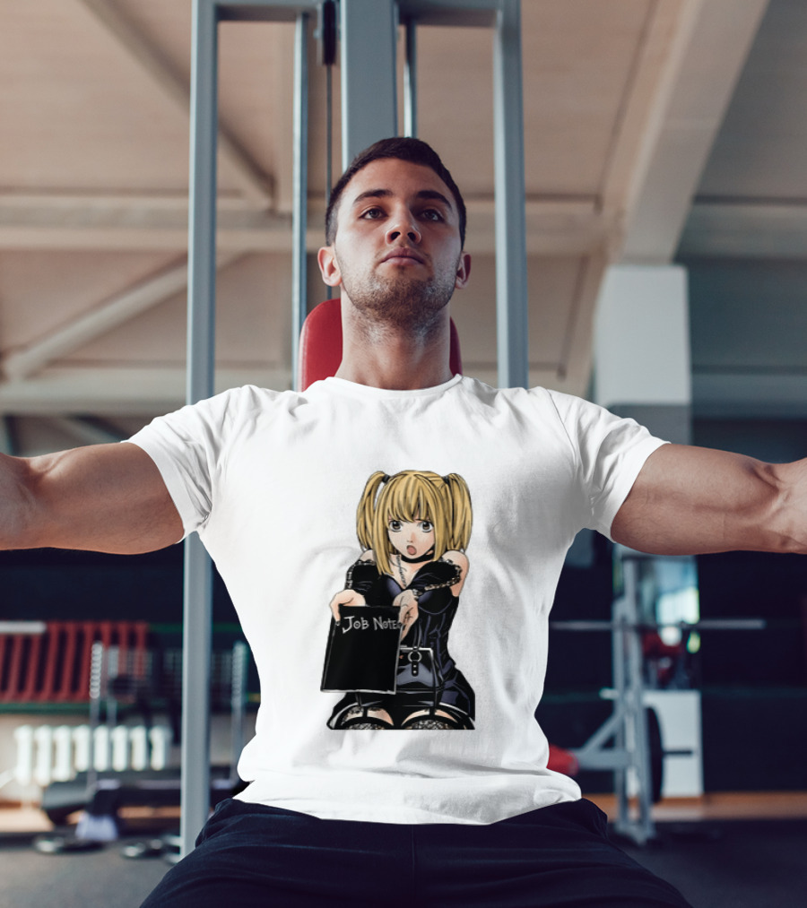 Misa Amane Job Note Anime Character Posing In Gothic Outfit T-Shirt