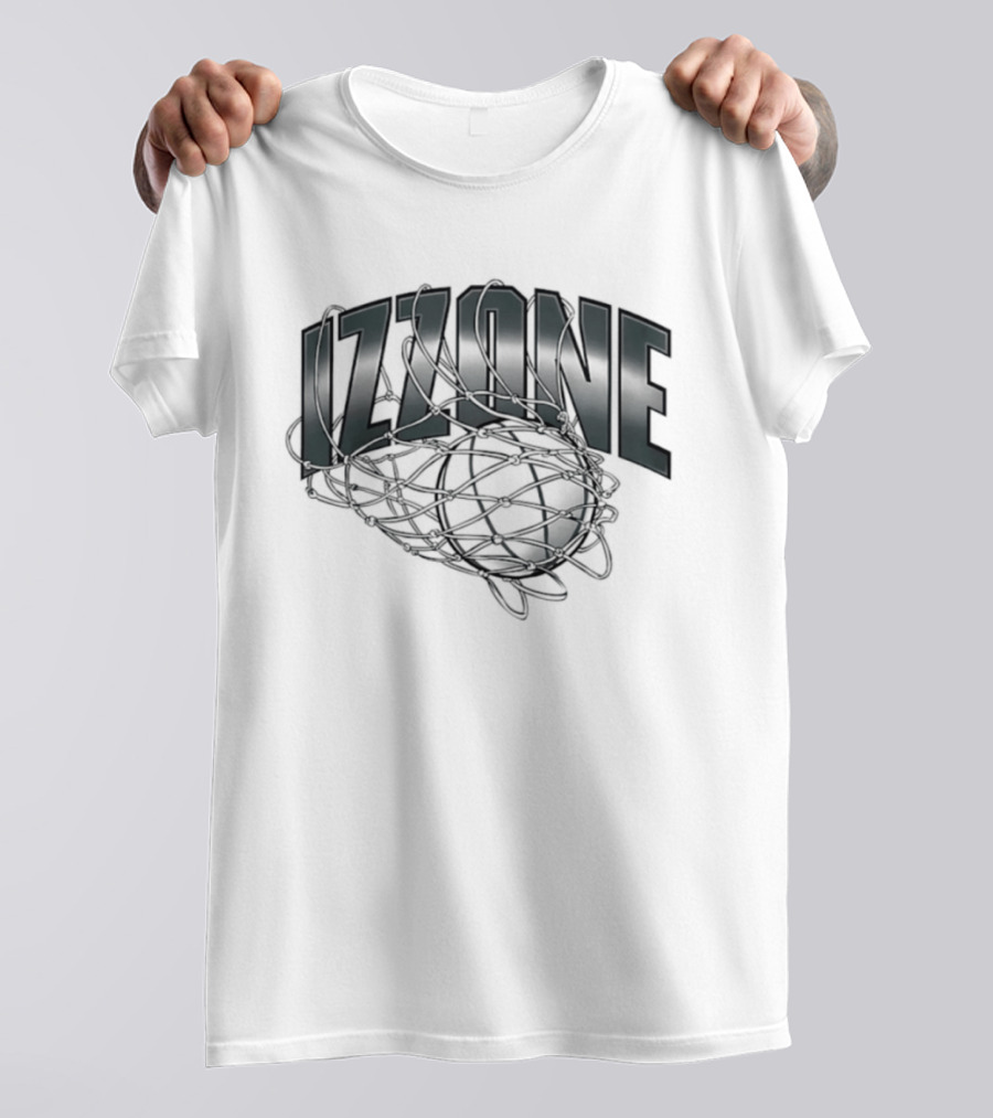 Michigan State Spartans Izzone Collage Team Caricatures Basketball Net T-Shirt