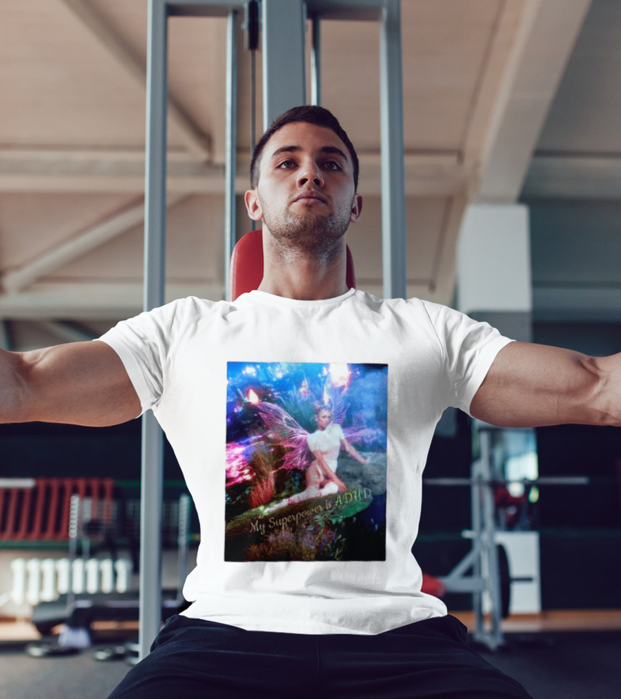 Paris Hilton My Superpower Is ADHD Fairy Meadow T-Shirt