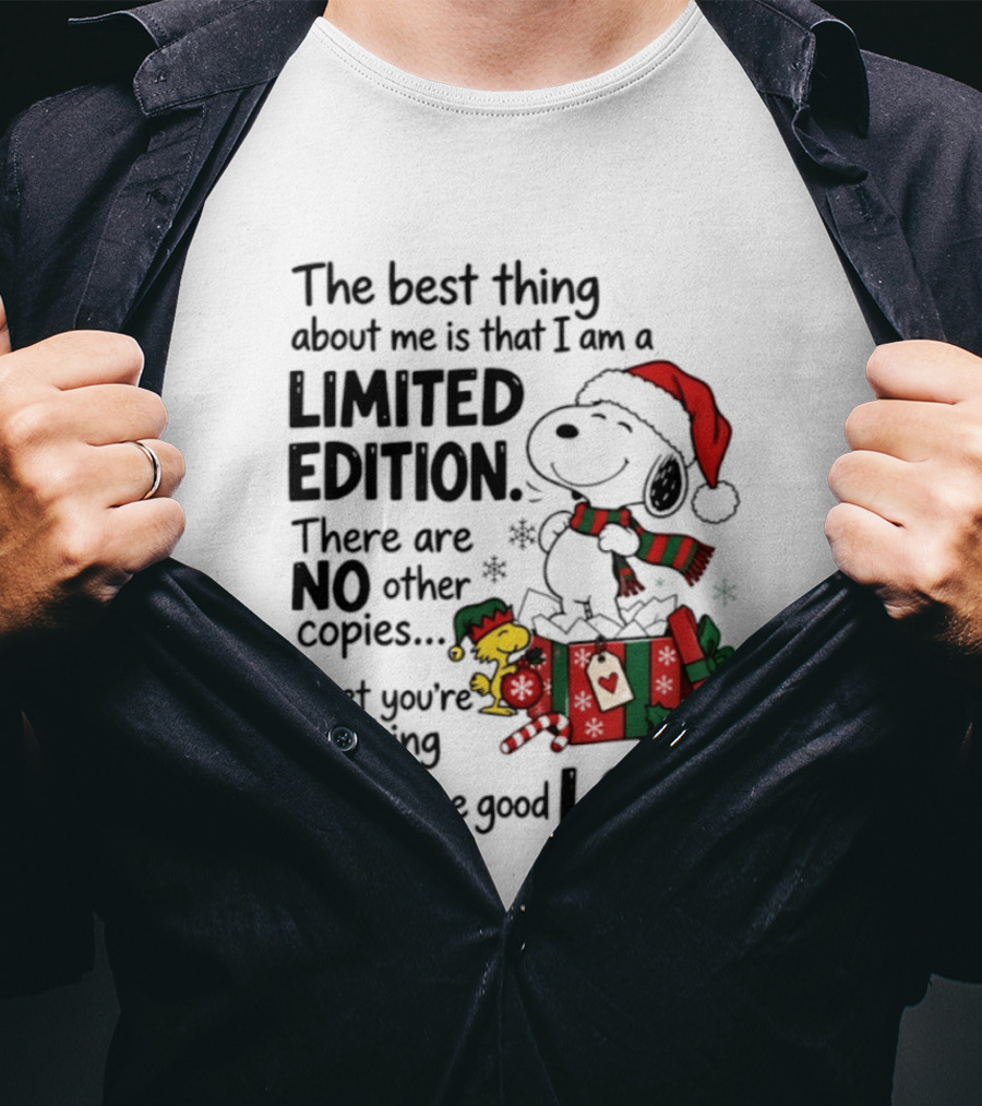 Snoopy Christmas Limited Edition Thank The Good Lord T-Shirt