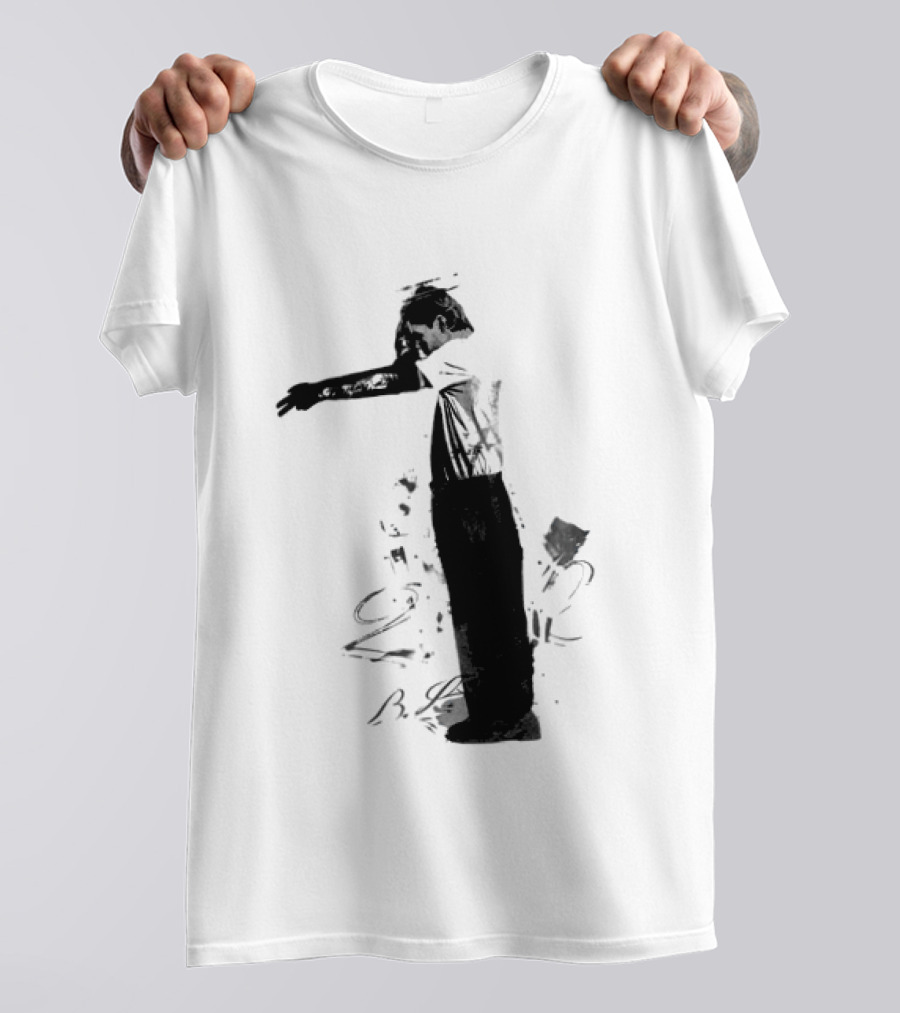 The Kid Laroi A Perfect World Tour 2026 Black Scribble T-Shirt
