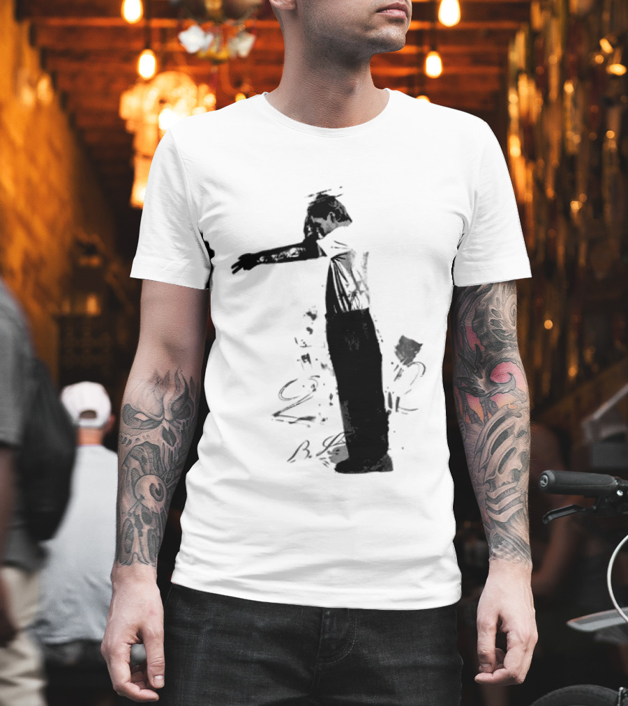 The Kid Laroi A Perfect World Tour 2026 Black Scribble T-Shirt