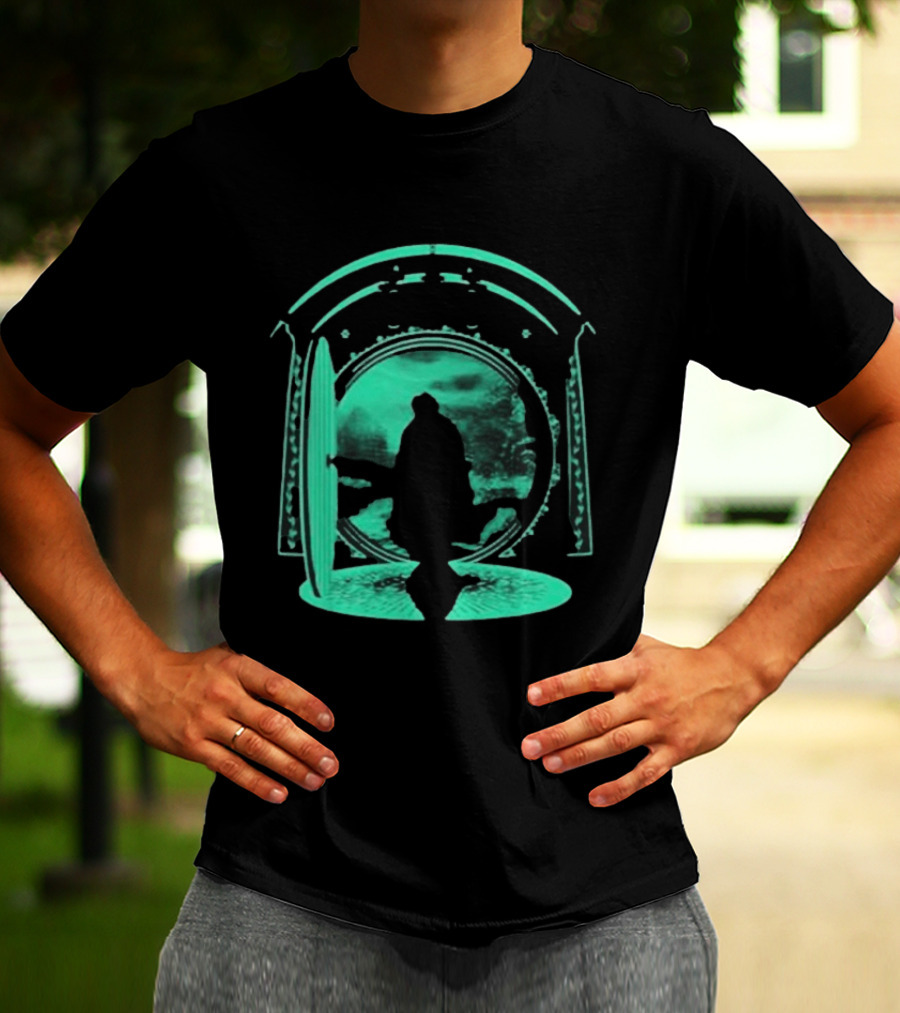 Hobbit Doorway Middle Earth Fantasy Adventure T-Shirt