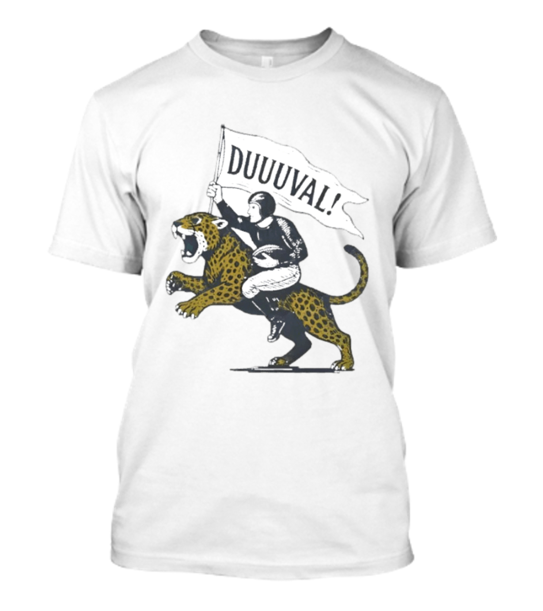 Duuuval Football Jaguar Rider Jacksonville T-Shirt