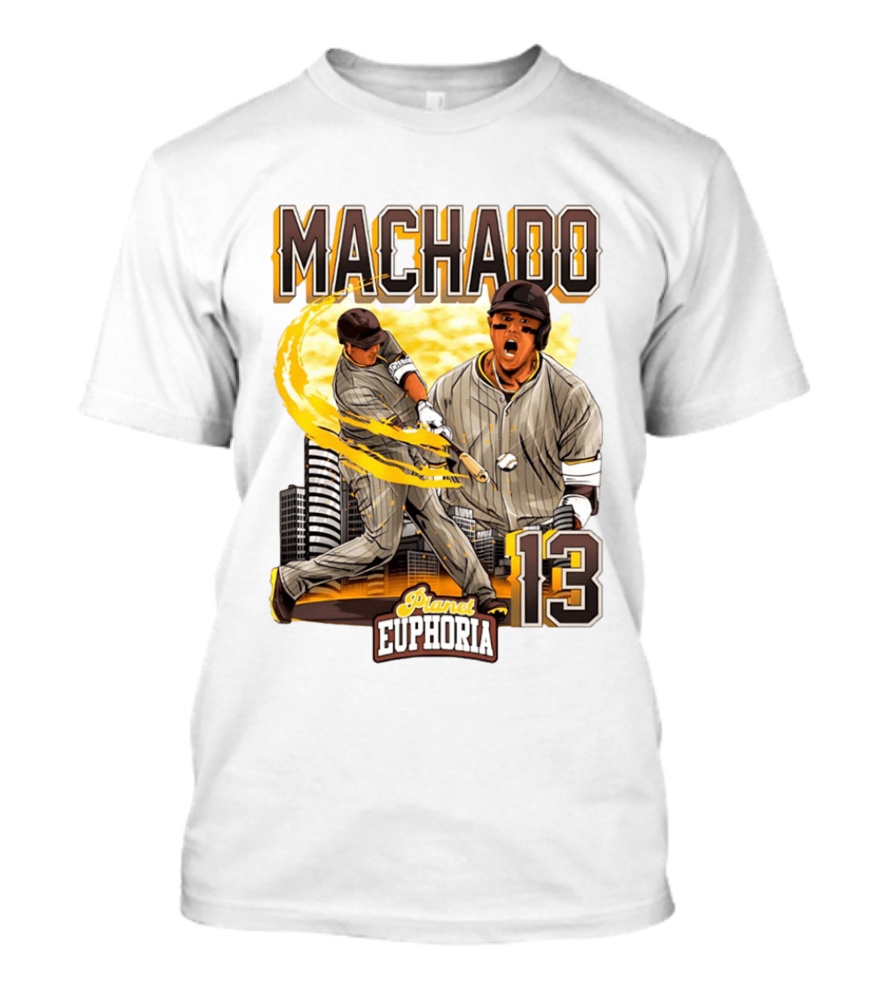 Manny Machado 13 San Diego Padres Planet Euphoria T-Shirt