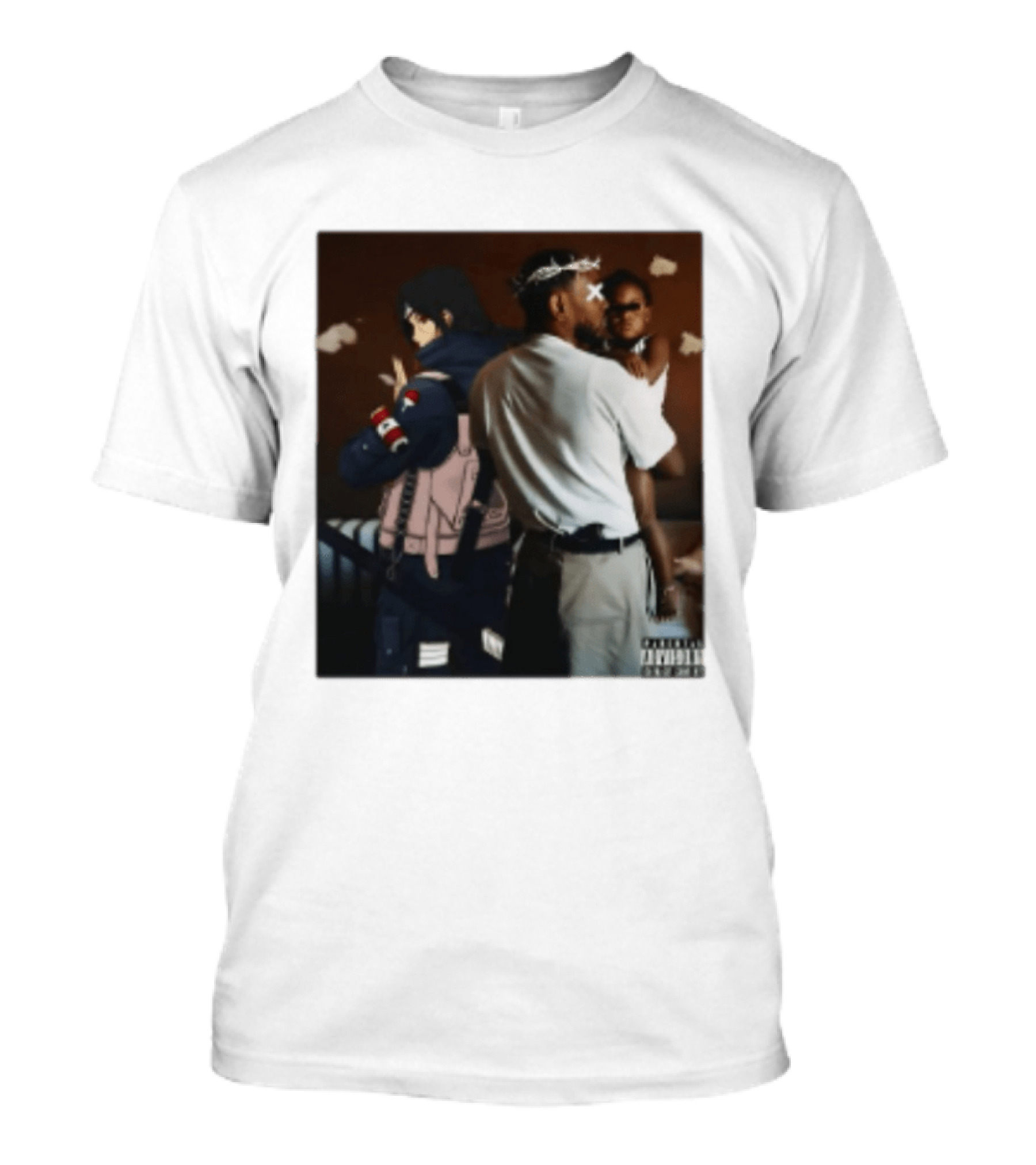 Mr Morale Kendrick Lamar Naruto Sasuke Collaboration T-Shirt