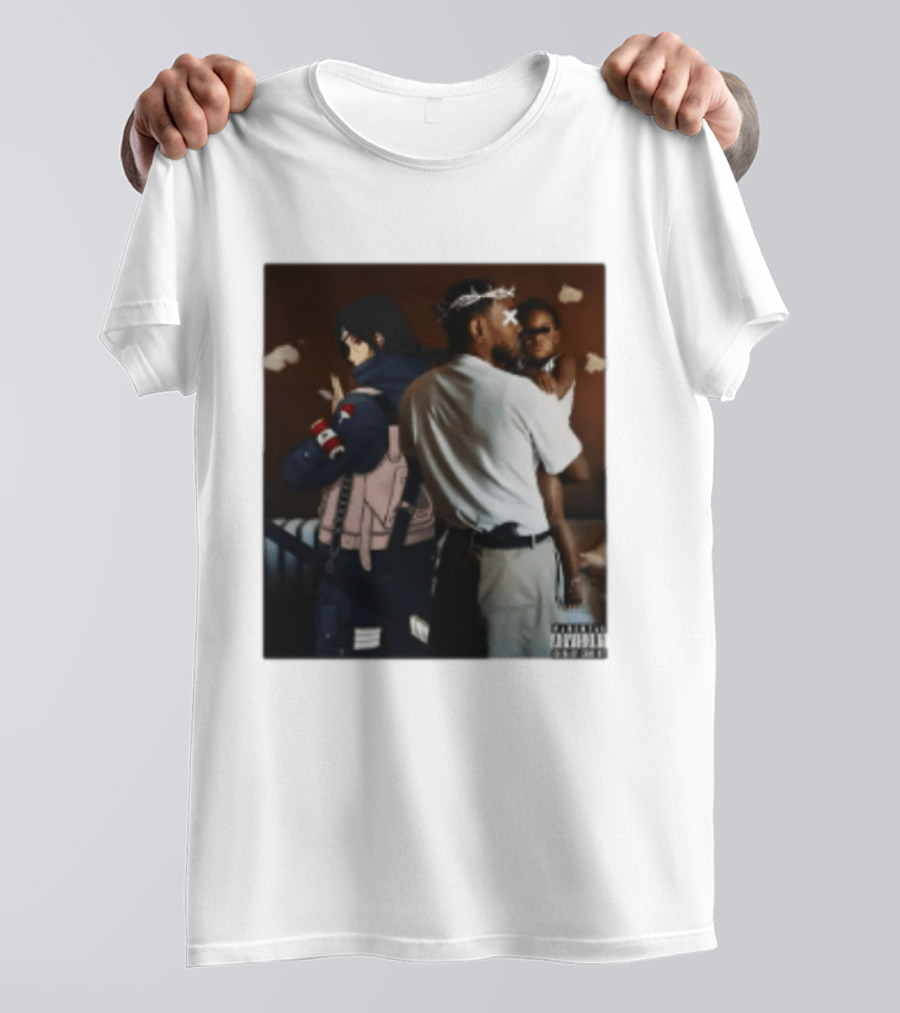 Mr Morale Kendrick Lamar Naruto Sasuke Collaboration T-Shirt