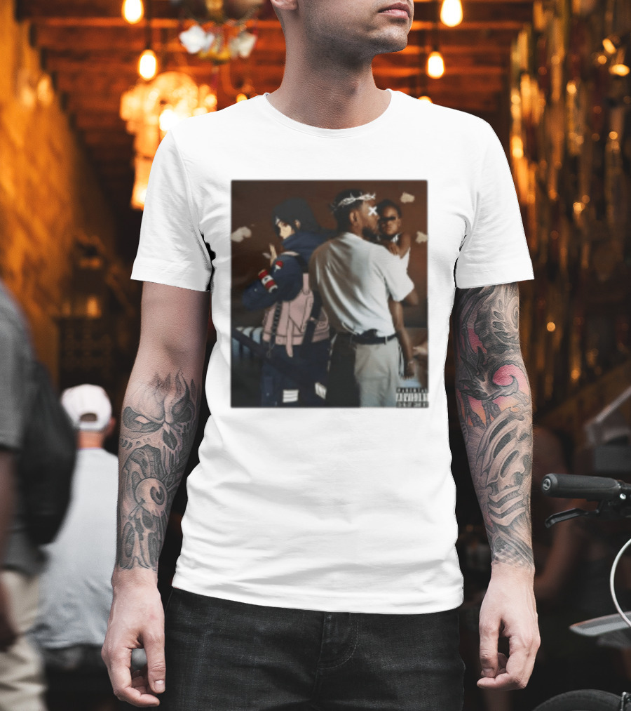Mr Morale Kendrick Lamar Naruto Sasuke Collaboration T-Shirt