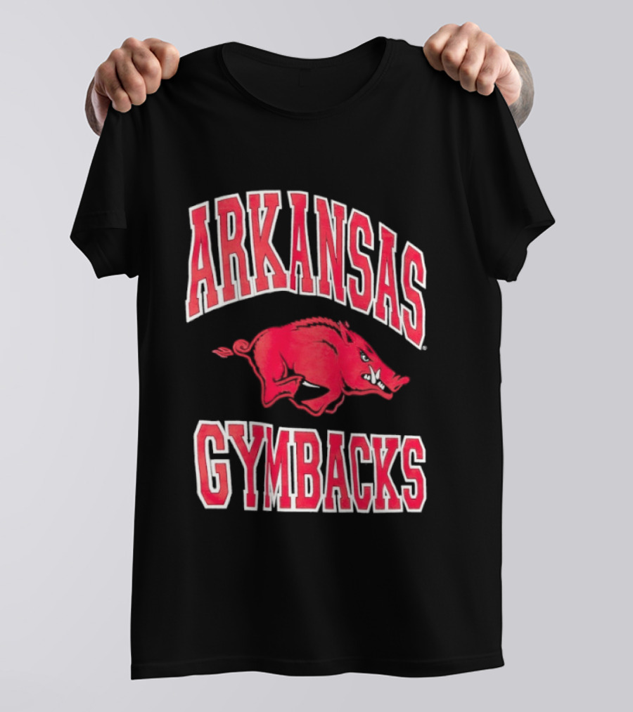 Arkansas Razorbacks Gymbacks Red Pig T-Shirt