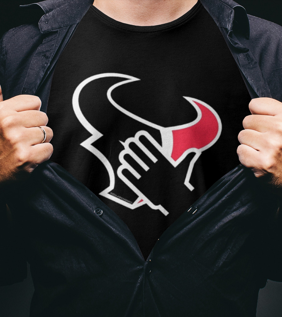 Houston Texans Meme Facepalm The Man Report T-Shirt