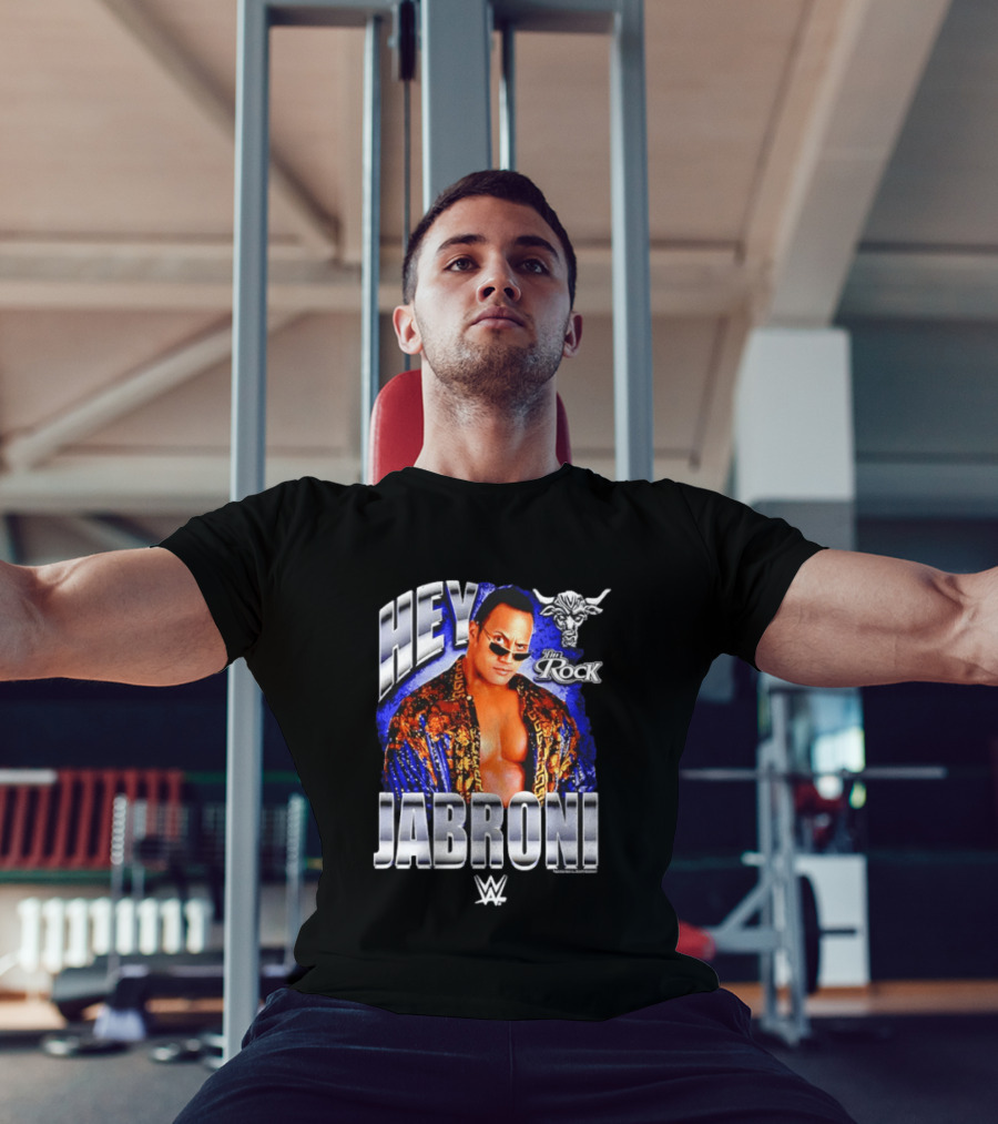 Hey Jabroni I'm Rock WWE Bull T-Shirt