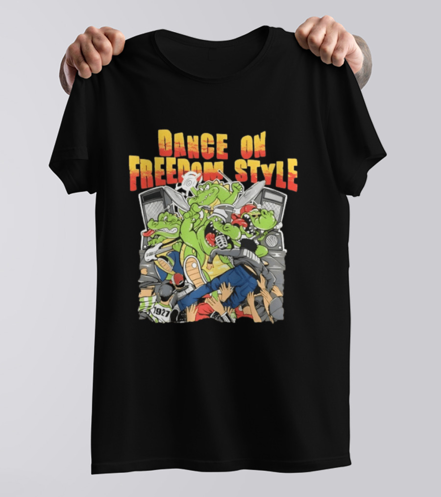 Dance On Freedom Style 1927 Energetic Party Crocodiles T-Shirt