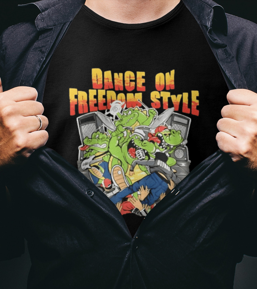 Dance On Freedom Style 1927 Energetic Party Crocodiles T-Shirt